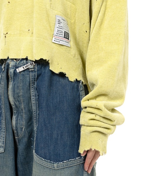 ニット セーター Distressed Knit Sweater レディースの画像