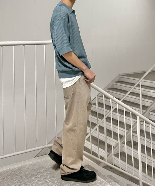 BACK NUMBER セーター ニット 「BACK NUMBER」透かし編みニット