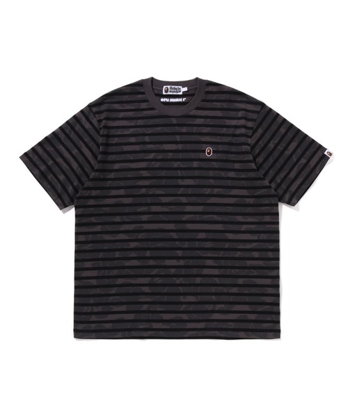 [BAPE]SOLID CAMO STRIPE ONE POINT RELAXED FIT TEE 要在庫確認 SOLID CAMO STRIPE ONE POINT RELAXED FIT TEE | bape.com