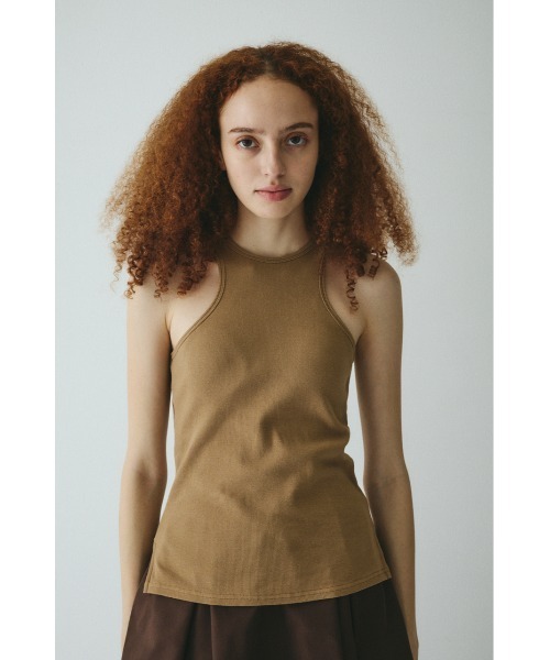 HeRIN.CYE タンクトップ ノースリーブ American sleeve tank top