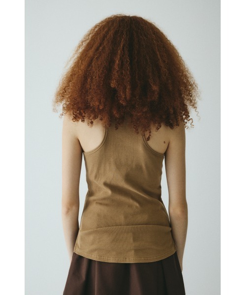 HeRIN.CYE タンクトップ ノースリーブ American sleeve tank top