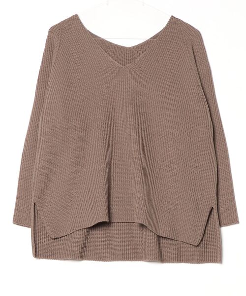 「BALLSEY」 Vネックニット S ブラウン レディース