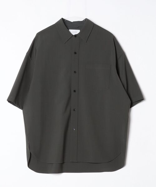 STUDIOUS（ステュディオス） シャツ 半袖 「STUDIOUS」SUMMER WOOL