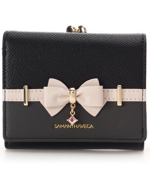 Samantha Vega（サマンサベガ） 財布 バイカラーアクセントリボン折