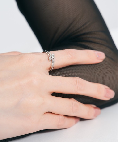 Jewel closet by L&Co. 指輪 リング プラチナ ヘビ/スネーク リング