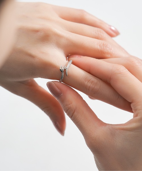 Jewel closet by L&Co. 指輪 リング プラチナ ヘビ/スネーク リング