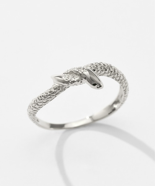 スライムさん専用】L&Co. プラチナ ヘビ/スネーク リング 15号 Jewel