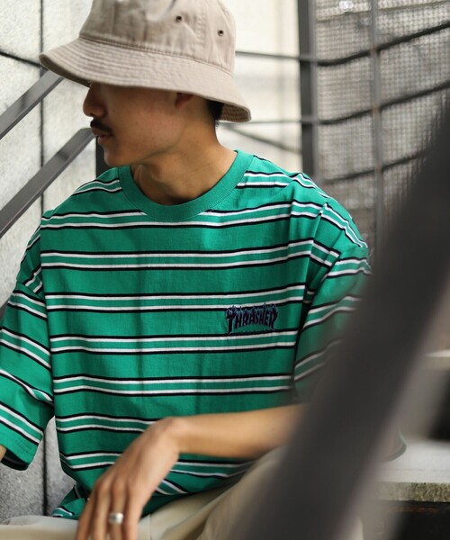「FREAK'S STORE」 半袖Tシャツ LARGE グリーン メンズ