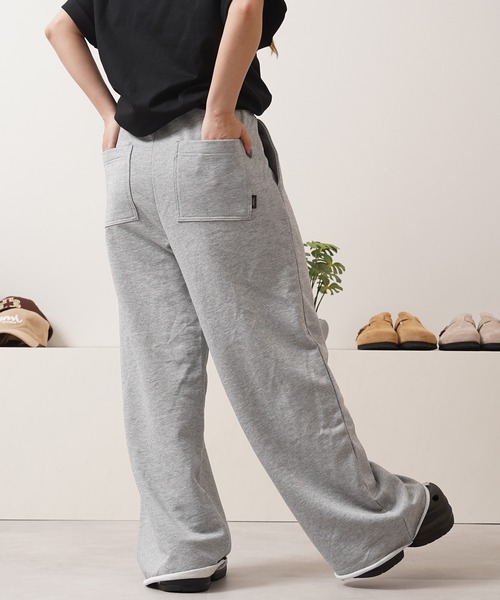 Laufer ワイドパンツ スウェットパンツ ジャージ 「Laufer」ベルト