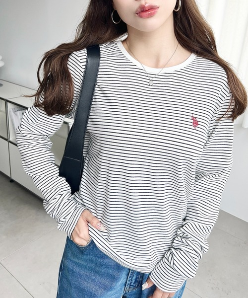 U.S. POLO ASSN.（ユーエスポロアッスン） tシャツ moment＋別注「U.S.