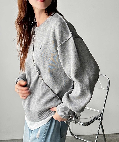 ニット セーター GeeRA別注「U.S. POLO ASSN.」ユーエスポロアッスン　ワンポイント刺繍スウェットライクニット レディース | U.S. POLO ASSN. | 19