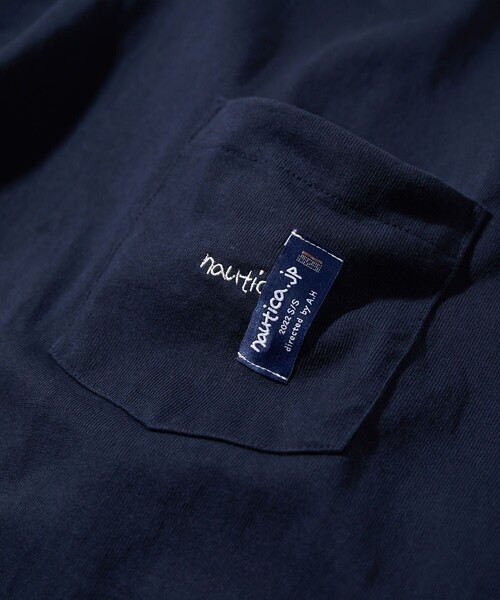 「NAUTICA」 半袖Tシャツ SMALL ブラック メンズ