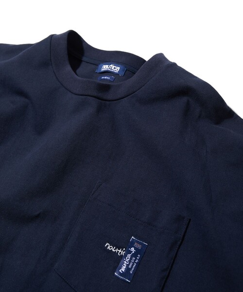 「NAUTICA」 半袖Tシャツ SMALL ブラック メンズ