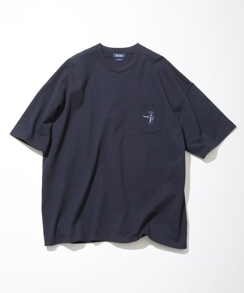 「NAUTICA」 半袖Tシャツ SMALL ブラック メンズ