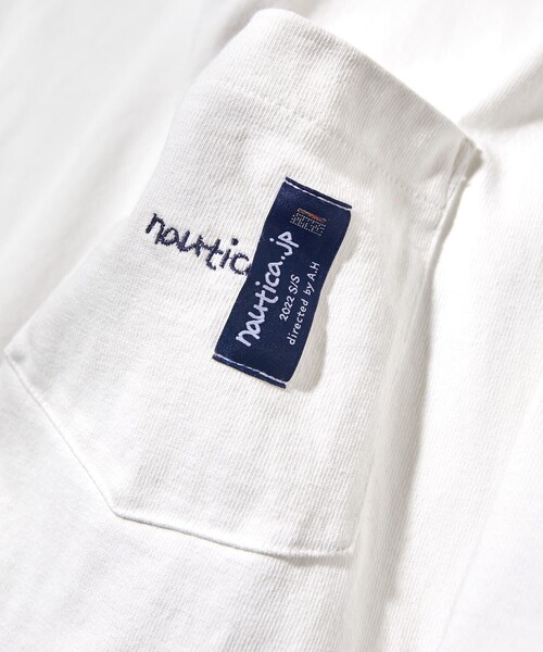 「NAUTICA」 半袖Tシャツ SMALL ブラック メンズ