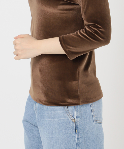 IENA イエナ ポロシャツ ロングスリーブプルオーバー ポロシャツロング