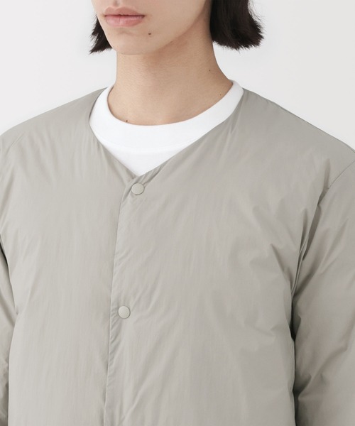 無印良品（MUJI） コート ジャケット 紳士 軽量ダウンポケッタブルノー
