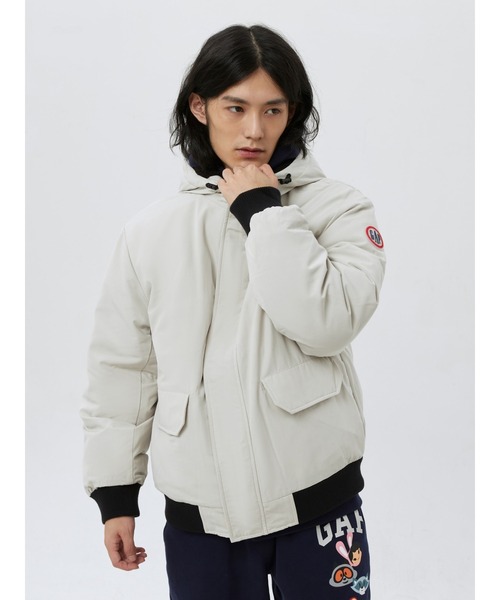 GAP（ギャップ） ダウンジャケット M グレー メンズ : ZOZOTOWN Yahoo