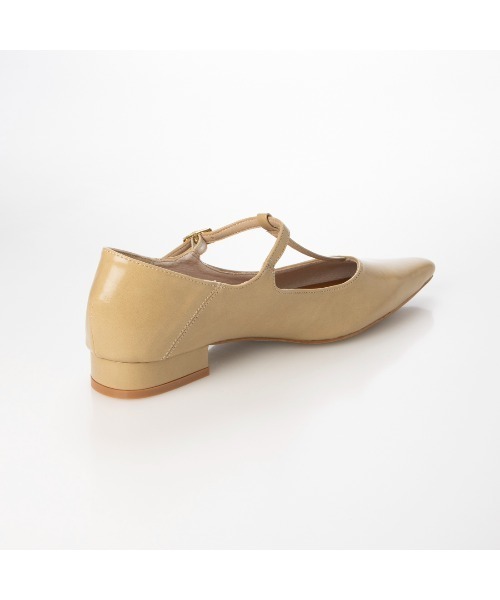 [EVOL] Flat туфли-лодочки 22.5cm Gold женский 