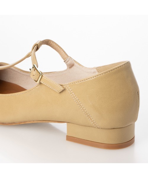 [EVOL] Flat туфли-лодочки 22.5cm Gold женский 