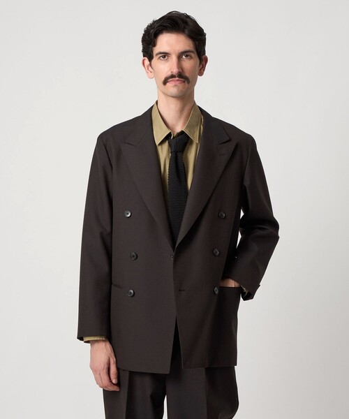 Steven Alan ダブルブレステッド 6BジャケットベージュS STEVEN ALAN ジャケット テーラードジャケット 「Steven Alan