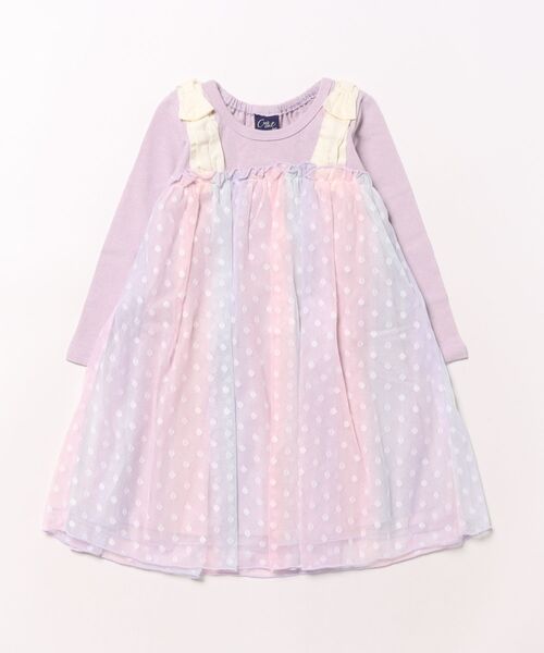 Crescent ワンピース CSキャミフウワンピース キッズ 子供服 女の子