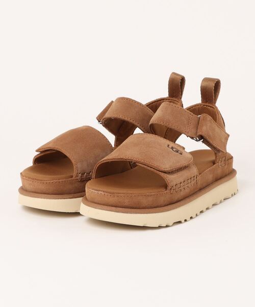 UGG ブラウン プラットフォームサンダル UGG Australia（アグオーストラリア） 「UGG」 フラットサンダル 6