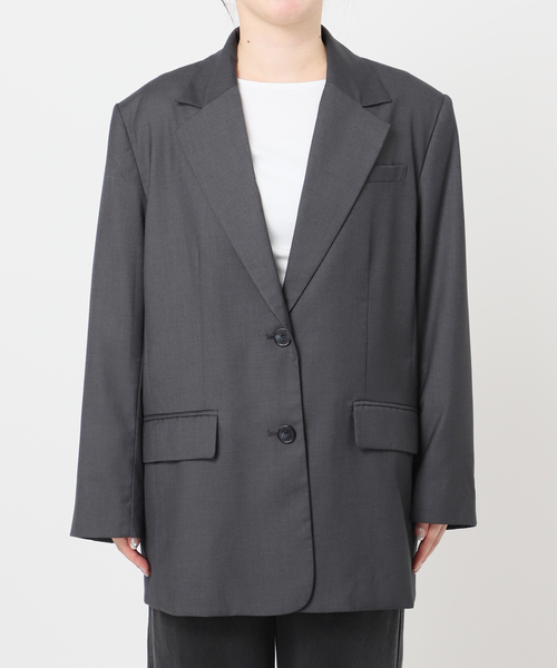 Spick&Span •テーラードジャケット U by SPICK&SPAN ジャケット テーラードジャケット オーバー
