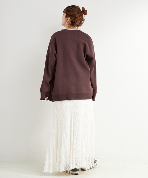 B.C STOCK（ベーセーストック） カーディガン 手洗い可 / スムース