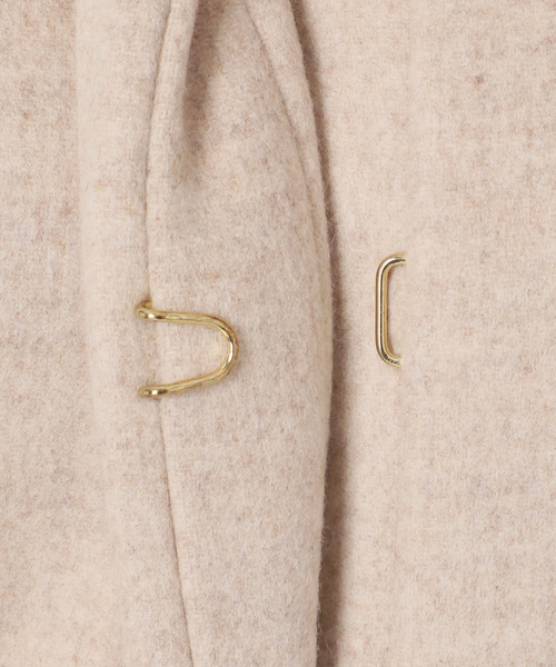 IENA（イエナ） ノーカラーコート コート Super140 フォルムコート