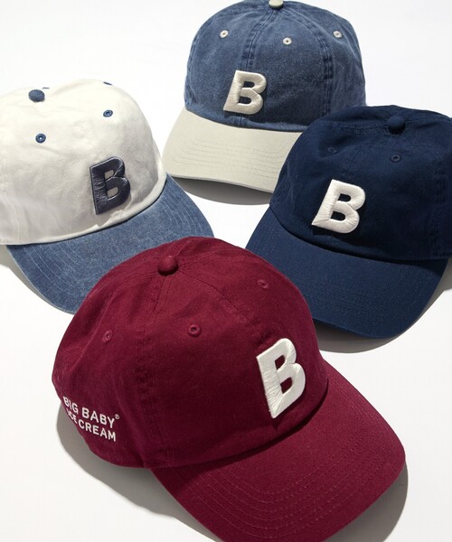 キャップ 帽子 BIG BABY ICE CREAM × FREAK'S STORE/ビッグベイビーアイスクリーム 別注 B刺繍CAP/B刺繍 キャッ | FREAK'S STORE | 09