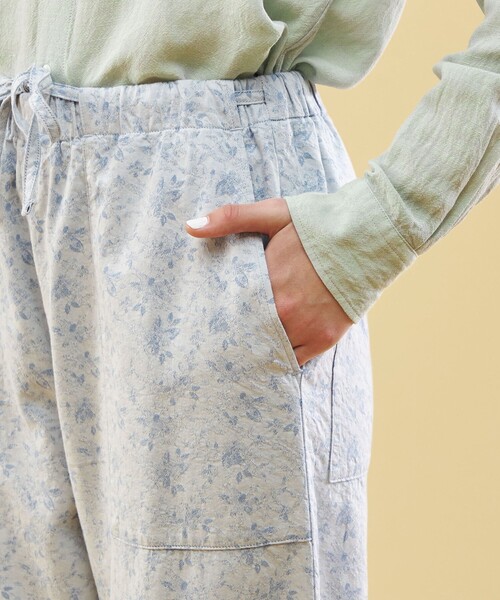 「GALERIE VIE」 イージーパンツ 36 ベージュ系その他 レディース_画像8