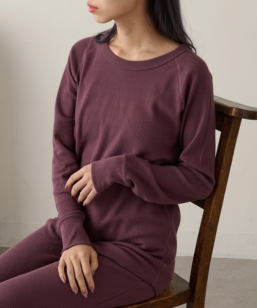 Hanes（ヘインズ） tシャツ 「Hanes」ワッフルクルーネック
