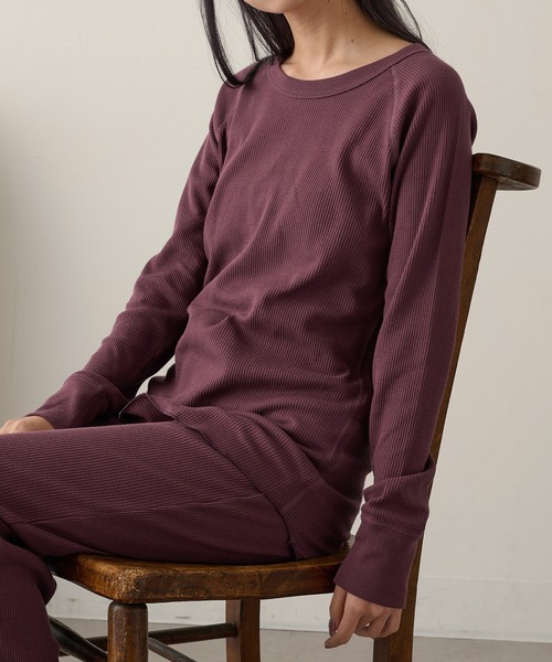 Hanes（ヘインズ） tシャツ 「Hanes」ワッフルクルーネック