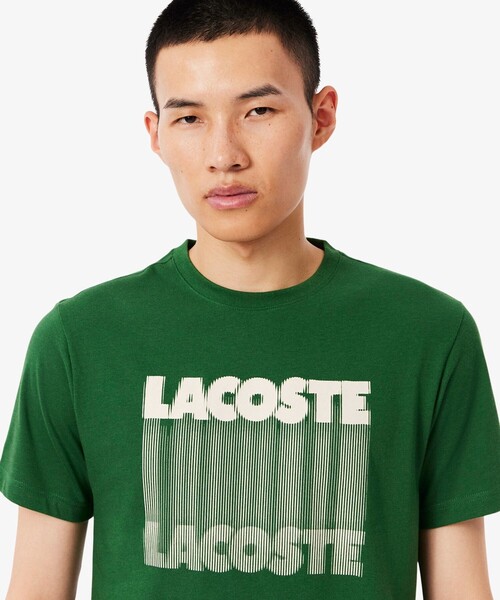 LACOSTE（ラコステ） tシャツ グラフィカルブランドネームロゴウルトラ