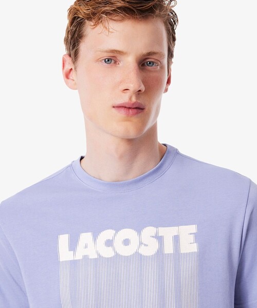LACOSTE（ラコステ） tシャツ グラフィカルブランドネームロゴウルトラ