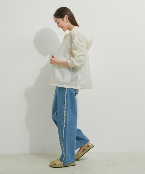 「LE CERCLE par rope'」 ナイロンブルゾン FREE ホワイト系その他2 レディース_画像4