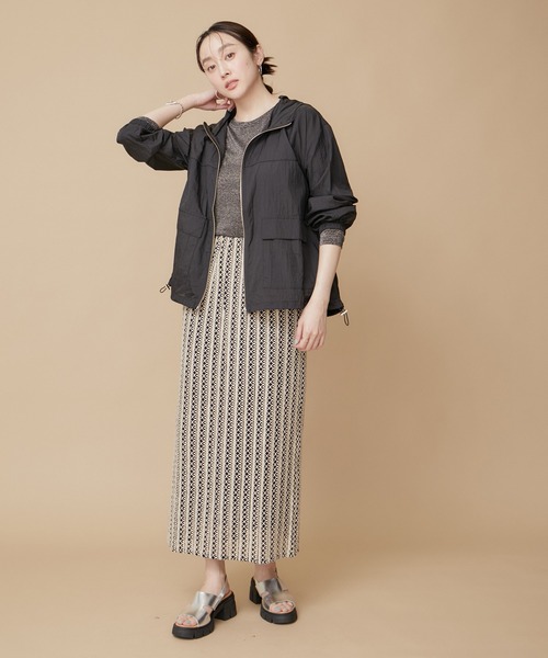 「LE CERCLE par rope'」 ナイロンブルゾン FREE ホワイト系その他2 レディース_画像5