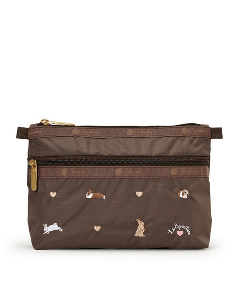 【新品送料込】LeSportsac ブラウン キルティングポーチ LeSportsac｜【公式】レスポートサック ポーチ 7121HE52 LeSportsac