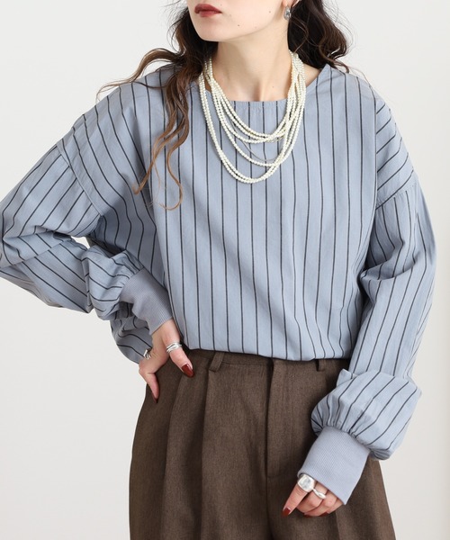 OMNES（オムネス） ブラウス シャツ 製品洗い コットンブロード裾