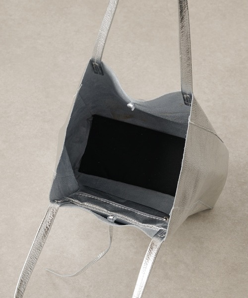 Whim Gazette（ウィム ガゼット） トートバッグ FREE シルバー