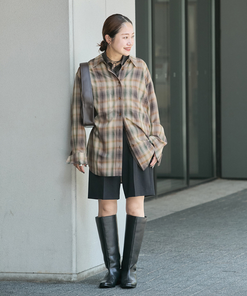 ジャーナルスタンダード　レーヨンチェックシャツ　　　　新品未使用タグ付 JOURNAL STANDARD（ジャーナルスタンダード） ブラウス シャツ 「追加2