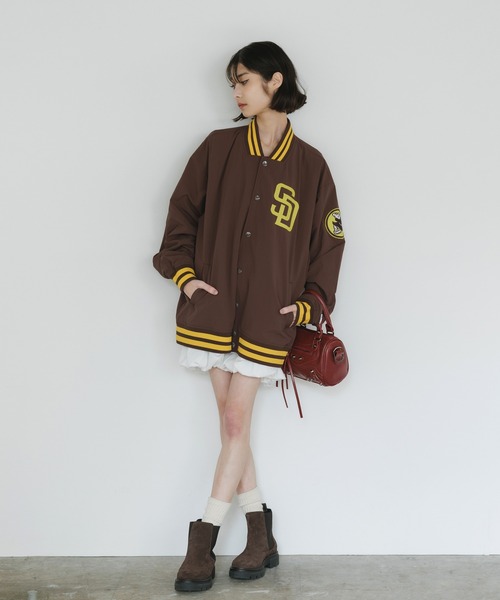 MLB スタジャン MLB/エムエルビー STANDARD LOGO JACKET ロゴ