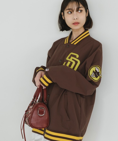 MLB スタジャン MLB/エムエルビー STANDARD LOGO JACKET ロゴ