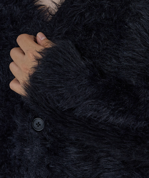 AH ABAHOUSE セーター ニット LONG SHAGGY KNIT CARDIGAN / ロング 