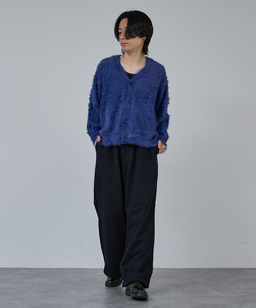 AH ABAHOUSE セーター ニット LONG SHAGGY KNIT CARDIGAN / ロング
