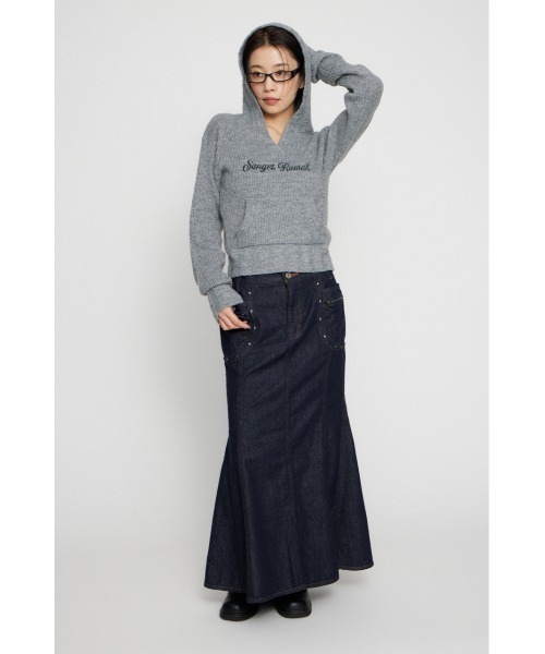 LAGUA GEM（ラグアジェム） デニムスカート STUDS POCKET DENIM