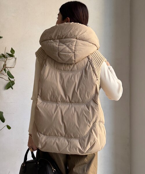 ヘルノ ダウンベスト レディース（色：ベージュ系）のおすすめ人気商品