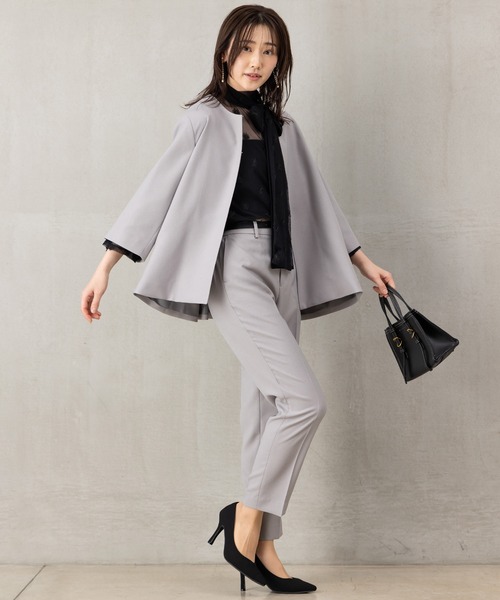 ROBEDECORA セットアップ 「洗えるウールタッチスーツ」Aライン
