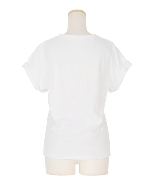 「AMBIENT」 半袖Tシャツ FREE ホワイト レディース_画像9